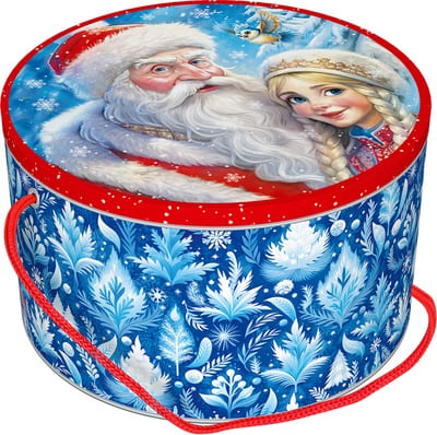 Жестяная коробка с конфетами