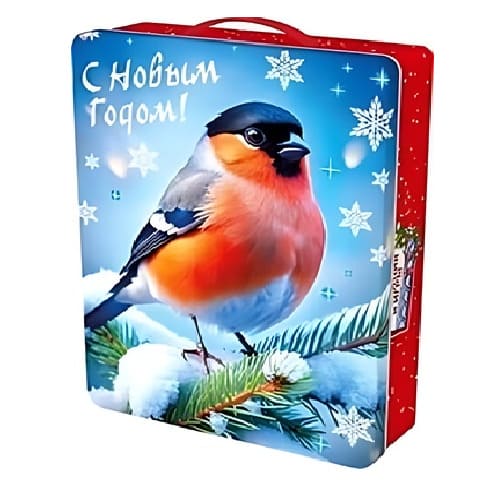 Жестяная коробка с конфетами