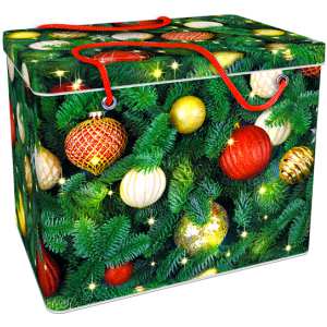 Жестяная коробка с конфетами