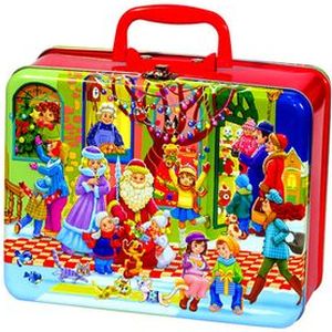 Жестяная коробка с конфетами